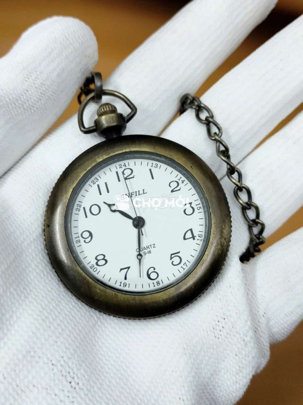 Đồng hồ quả quýt Cenfill hàng si Nhật màu giả cổ