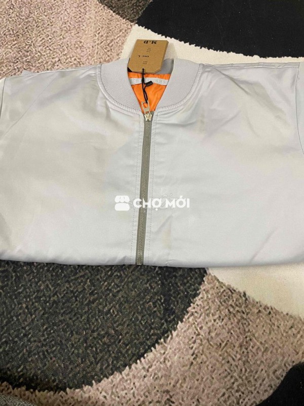 Áo khoác bomber nam trần bông size L