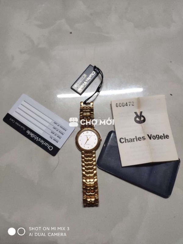 Đồng hồ Charles Vögele CV-2050F Nữ Vàng