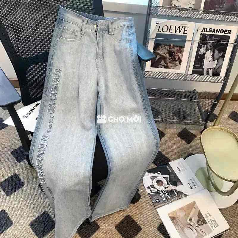 Quần jean nữ ống rộng Denim