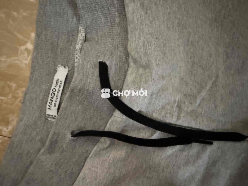 Quần Mango xám chính hãng size xs