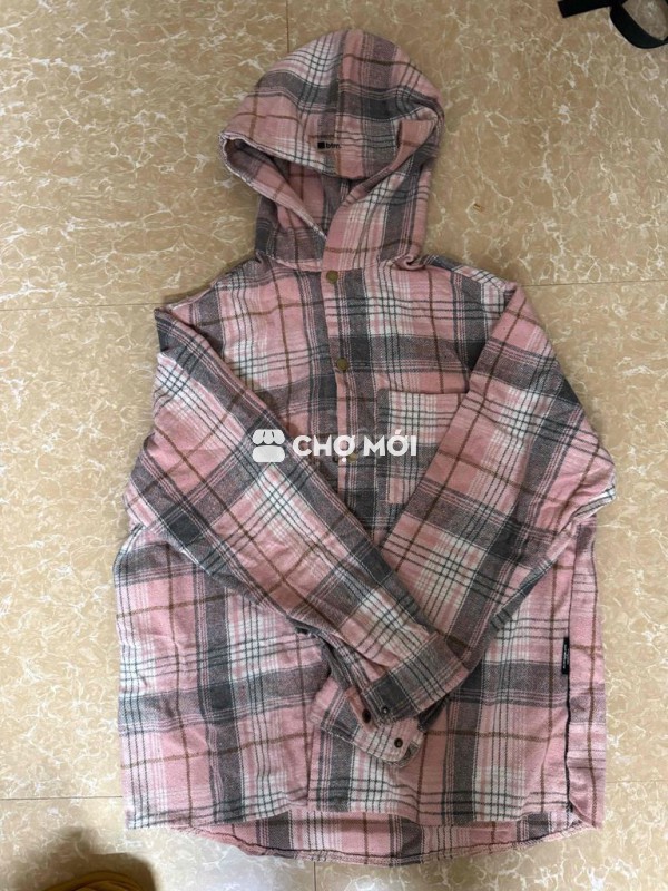 Áo có mũ Flannel Unisex giữ ấm