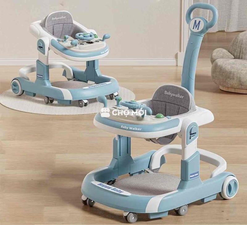 Xe tập đi có nhạc Xanh dương