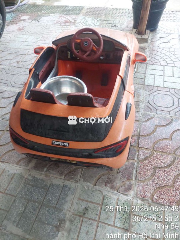 Xe ô tô điện trẻ em Tansuozhe Cam