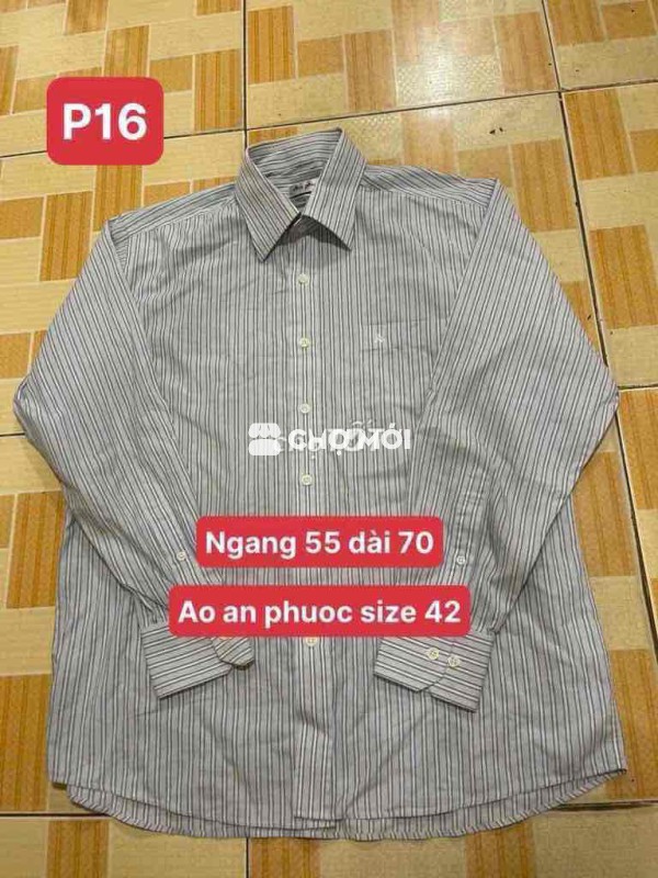 Áo sơ mi An Phước Nam size 42 Mới 98%