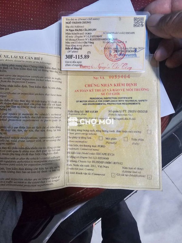 Ford Escape 2011 Tự động Vàng cát