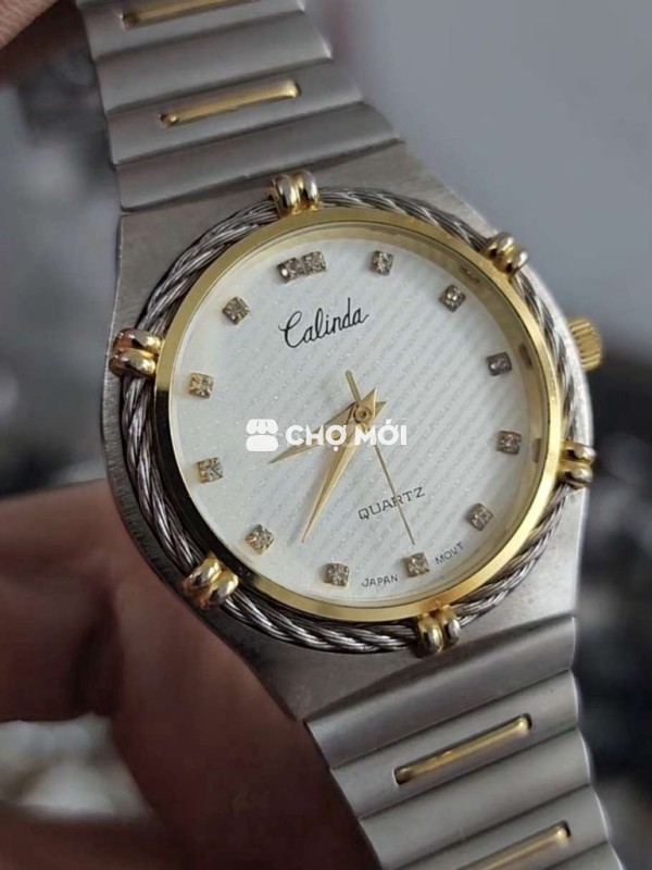 Đồng hồ Calinda Nam Dây thép