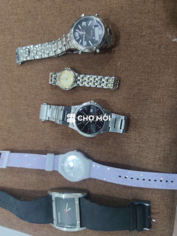 Đồng hồ đeo tay nữ cao su Tím