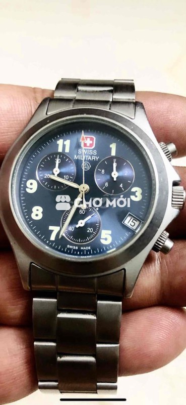 Đh Swiss Military pin(chronograph)Thuỵ sỹ.