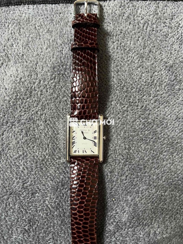 Đồng hồ tank Helene de Michel Bạc đúc 925