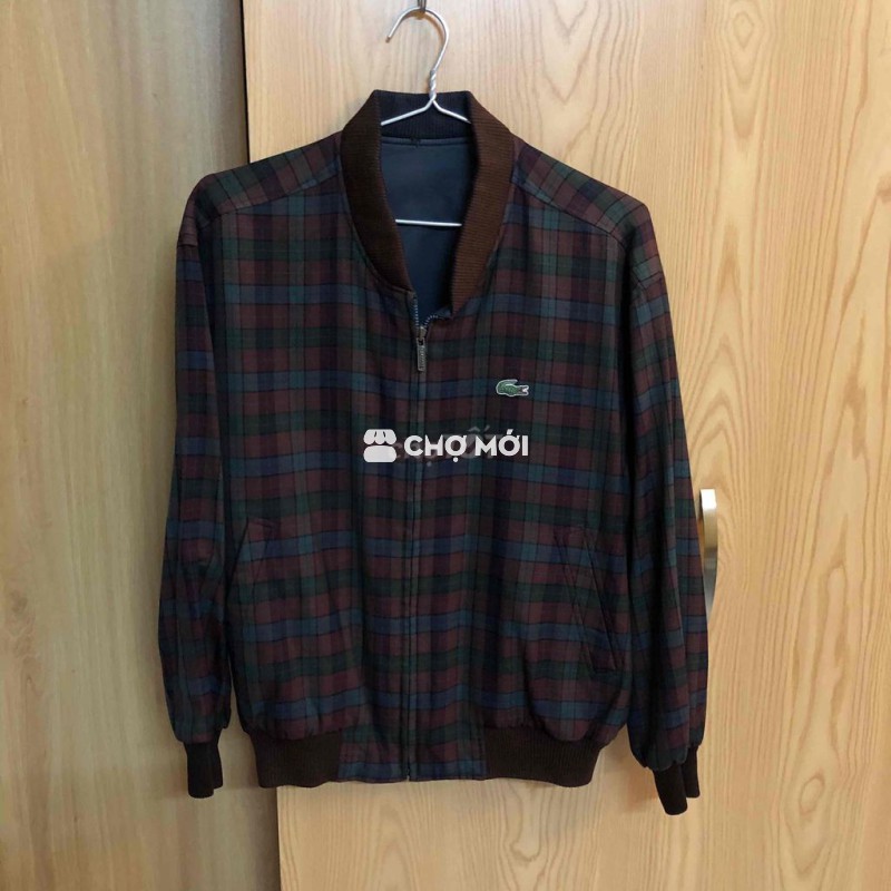 Áo khoác Lacoste nam kẻ caro