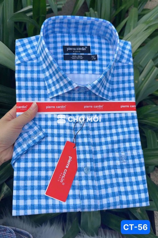 Áo  Pierre Cardin Nam Cotton áo sơ mi ngắn tay.