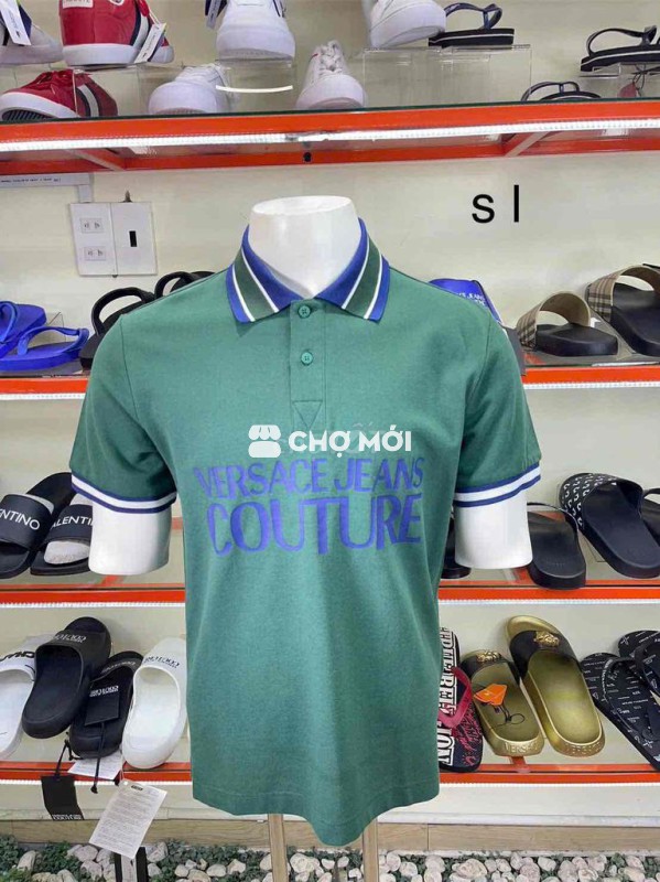 Áo Polo Versace Couture Nam Đen chính hãng