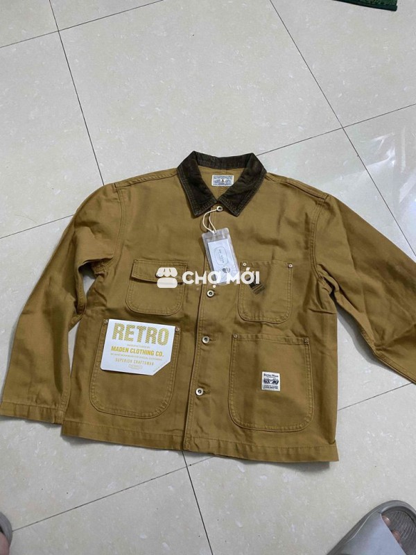 Áo khoác Maden nam canvas size M