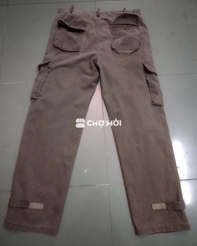 Quần Jogger TT túi hộp xanh màu lính,bao ship xa