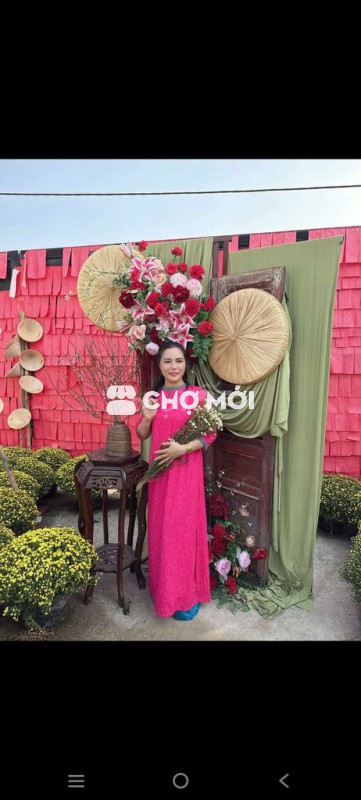 Áo dài Nữ Hồng size L Đã qua sử dụng