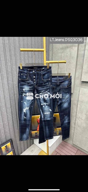 Quần jean nam Dsquared2 xanh đậm