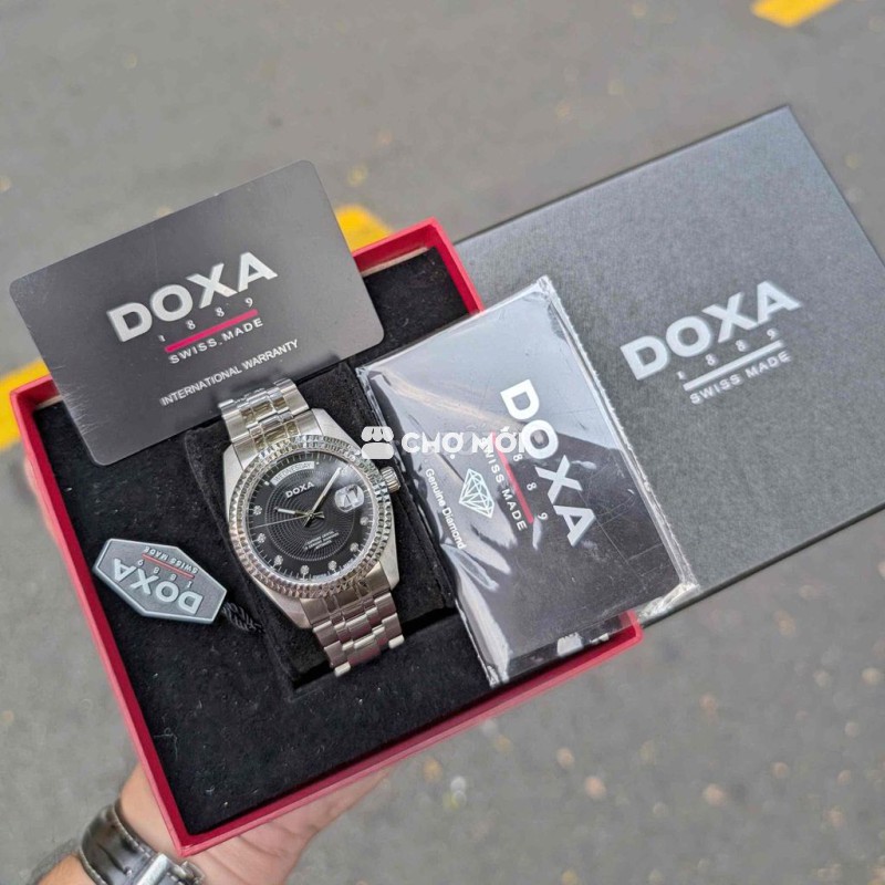 Đồng hồ Doxa D141SBK Nam Thép 40mm