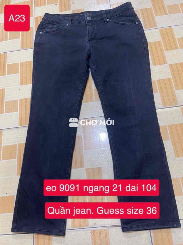 Quần jean Guess nữ size 36