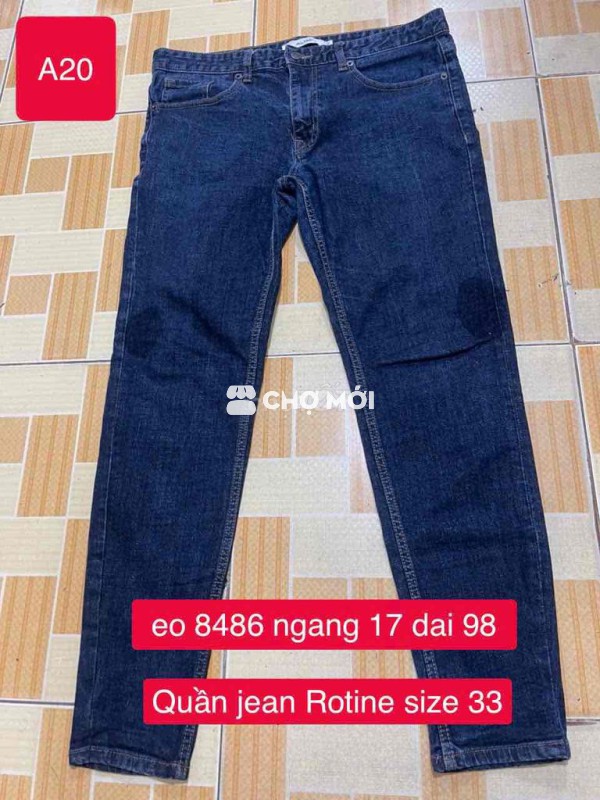Quần jean nam Romilo size 33