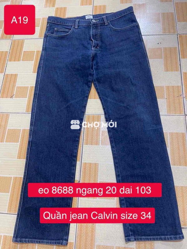 Quần jean Calvin Klein nam size 34