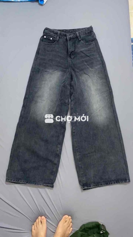 Quần jean ống rộng Denim