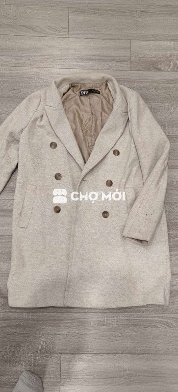 Áo măng tô Zara Nam Vải Be