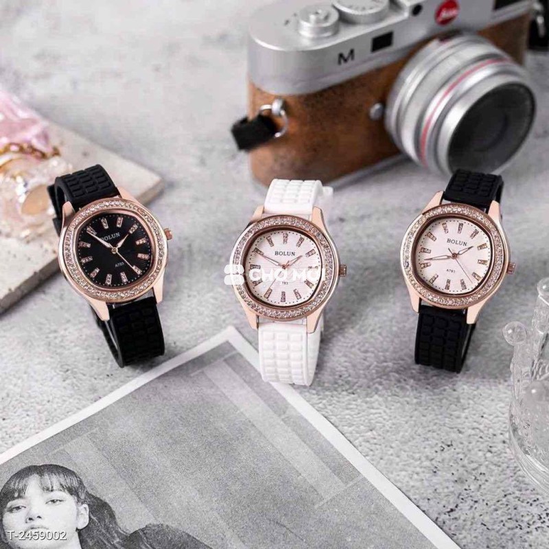 Đồng hồ đeo tay Bolun nữ dây cao su