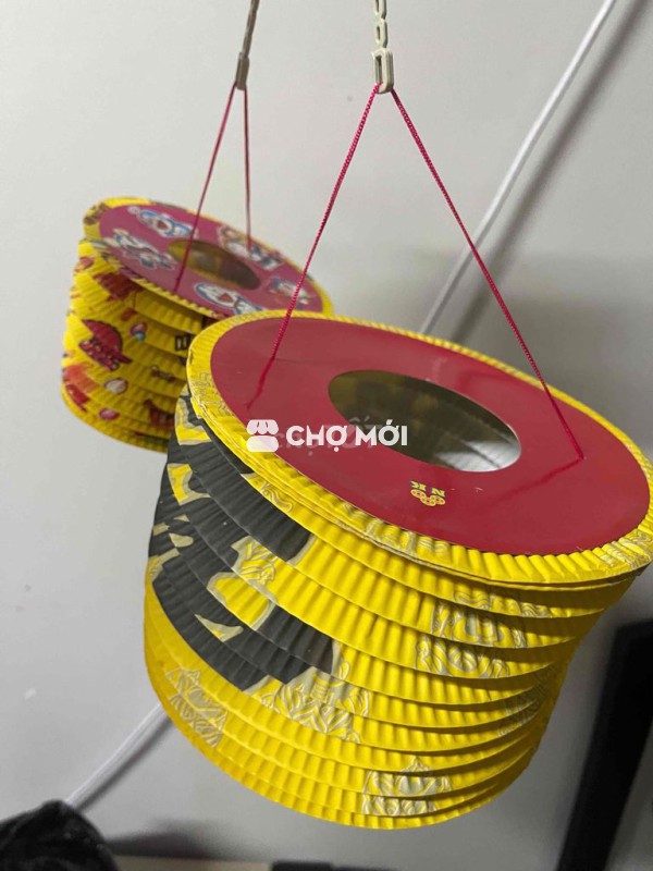 Lồng đèn giấy Vàng Đỏ