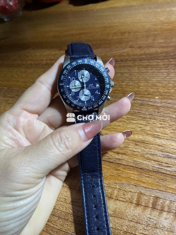 Đồng hồ JAF Nam Máy Nhật Xanh 43mm