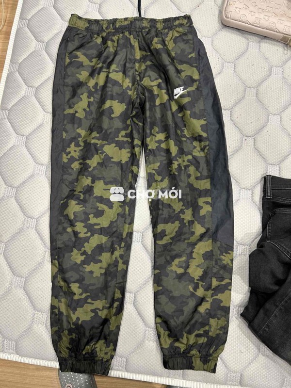 Quần gió Nike Nam Vải gió Camo