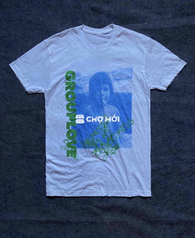 Áo thun Vintage Unisex Trắng size M