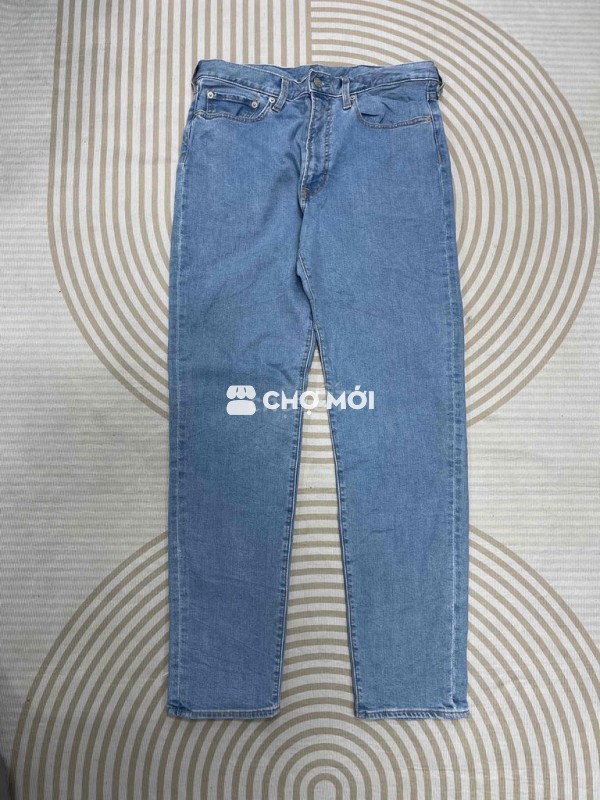 Quần jean Gu size 32 Số đo: eo 84, dài 101, ống 17