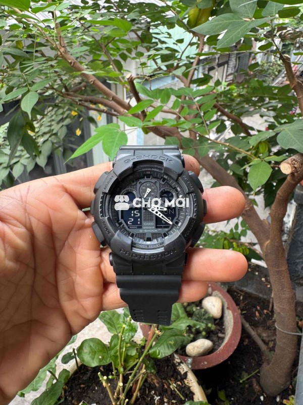 Đồng hồ Casio G-Shock GA-100-1A1 Nam Đen gshock