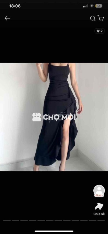 Đầm dự tiệc nữ vải mềm mại