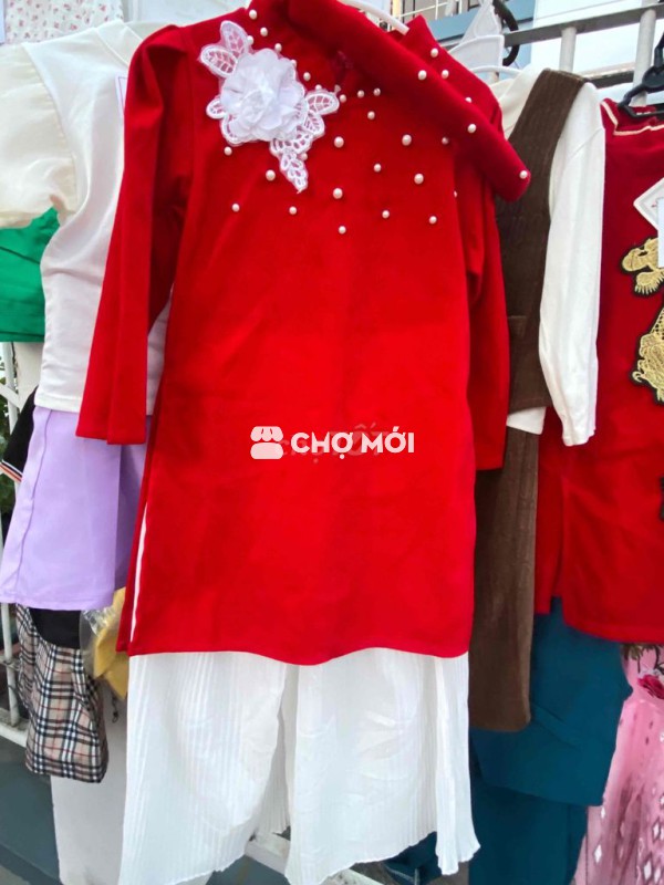 Áo dài Nhung Nữ Trẻ em