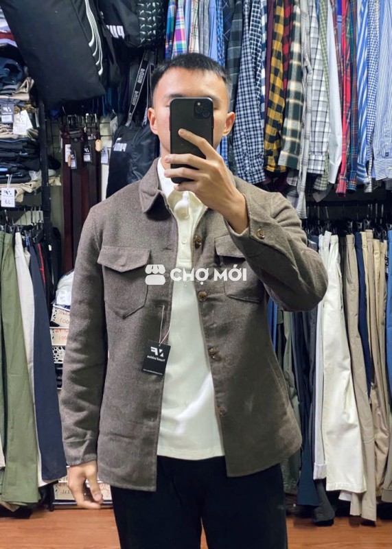 Áo khoác dạ nam Cremeiuxx lịch lãm cao cấp