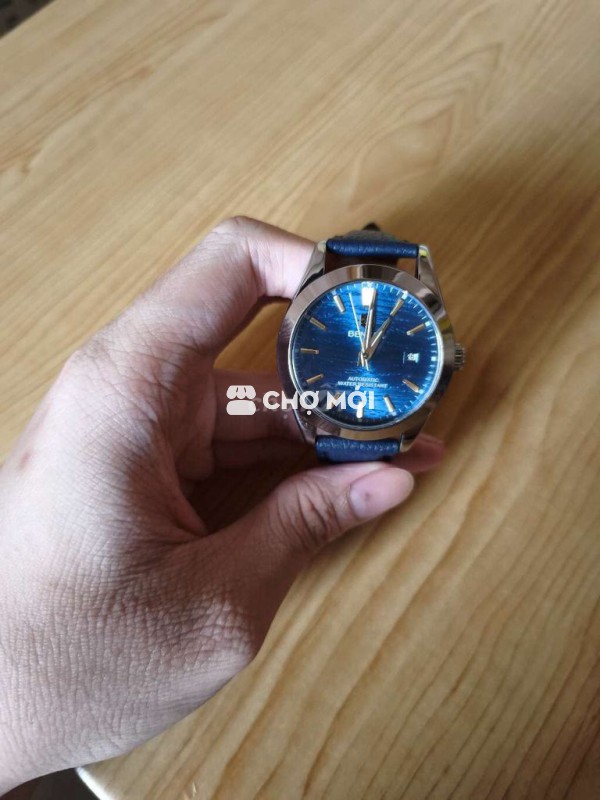 Đồng hồ cơ Benyar Nam dây da 40mm
