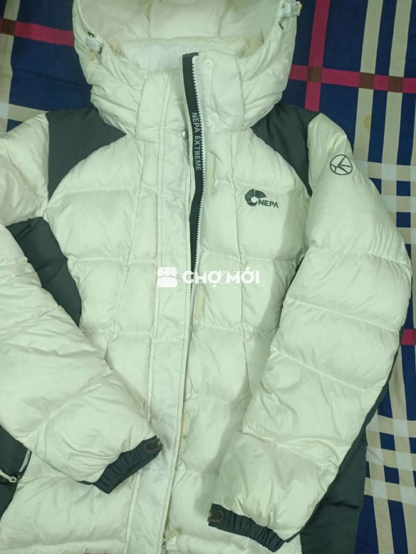 Áo khoác phao NEPA Trắng size S