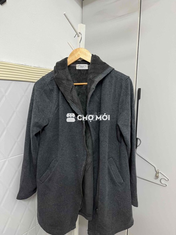 Áo khoác Nữ Vải nỉ Xám