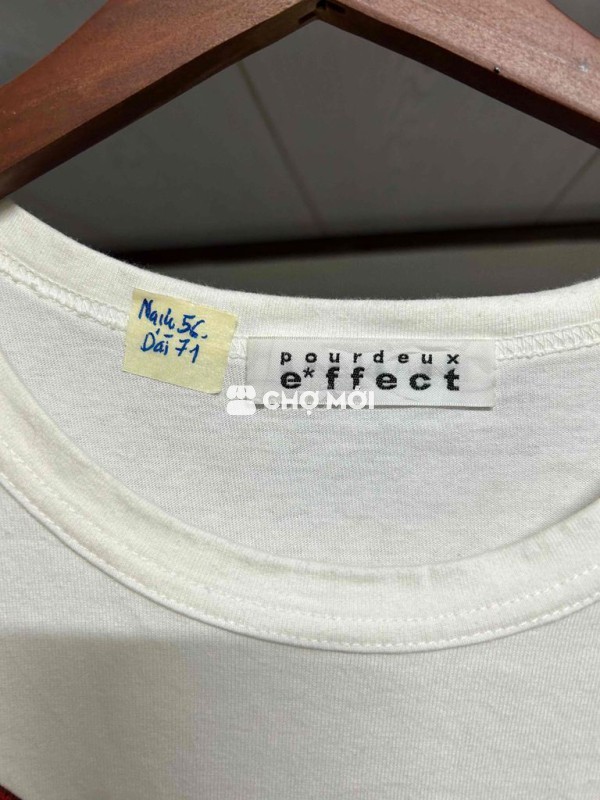 Áo thun POUR DEUX Unisex Cotton