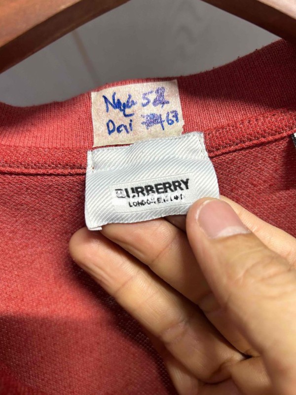 Áo polo nam Burberry Cotton size M