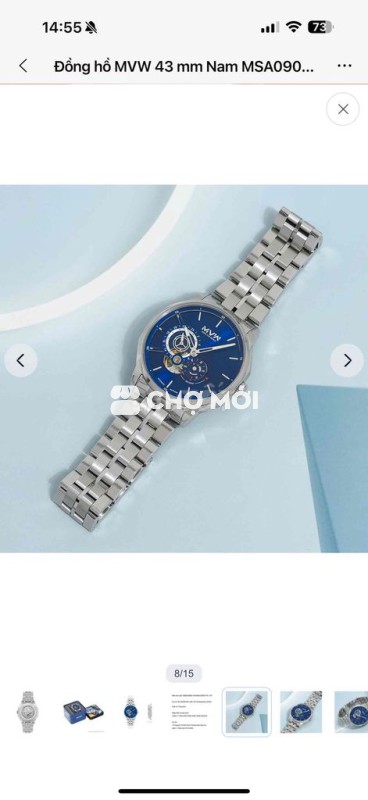Đồng hồ cơ MVW new size 43