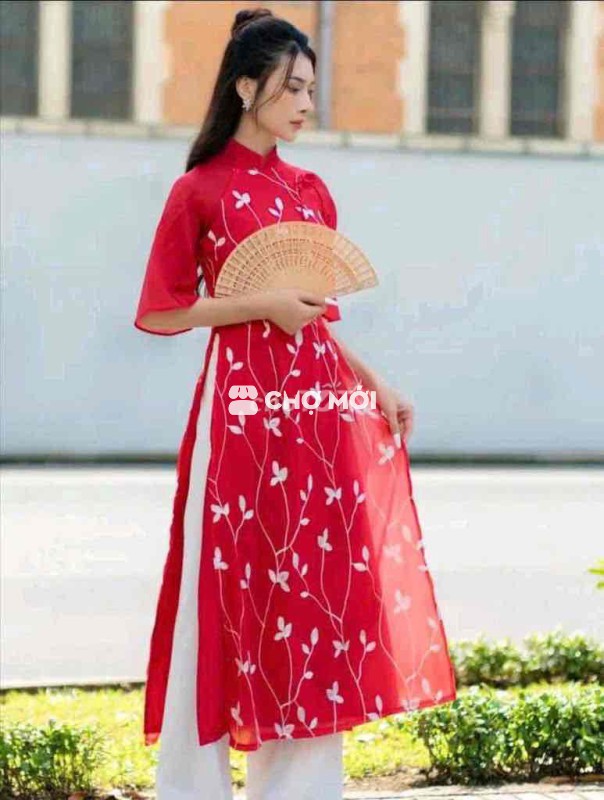 Áo dài nữ Đỏ size M