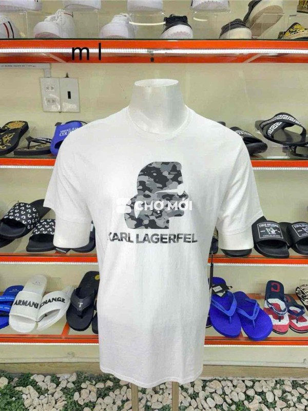 Áo thun Karl Lagerfeld Nam Trắng sale chính hãng