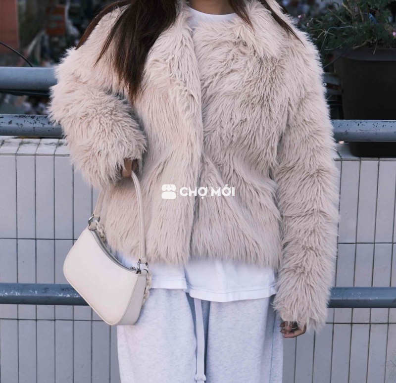 Áo khoác nữ lông mềm mại
