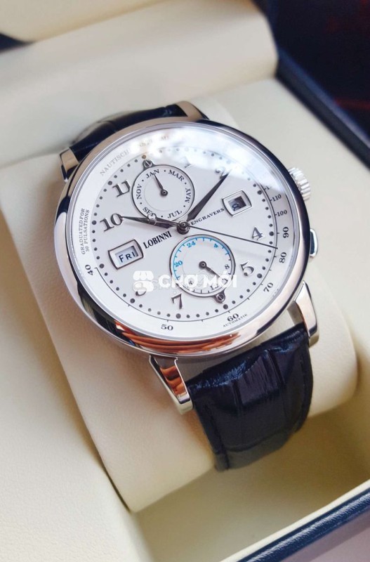 Đồng Hồ Cơ 5 Kim Moon Phase Chính Hãng Thụy Sỹ