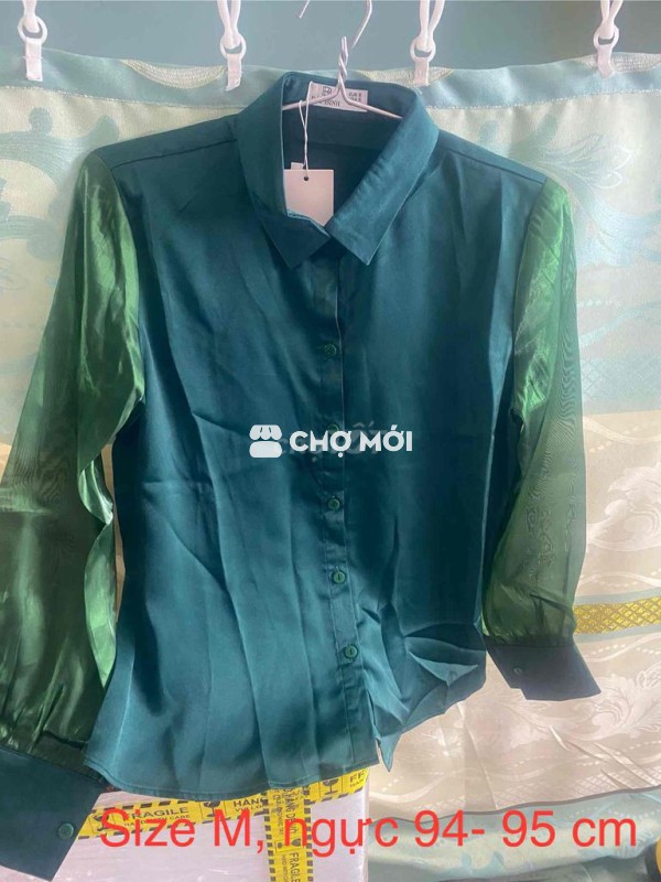Áo sơ mi Bảo Bình nữ size M Mới