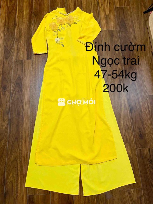 Áo dài Nữ Đính cườm size 47-54kg