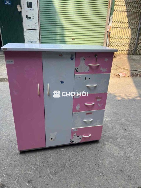 Tủ quần áo nhựa trẻ em 102x121x42cm